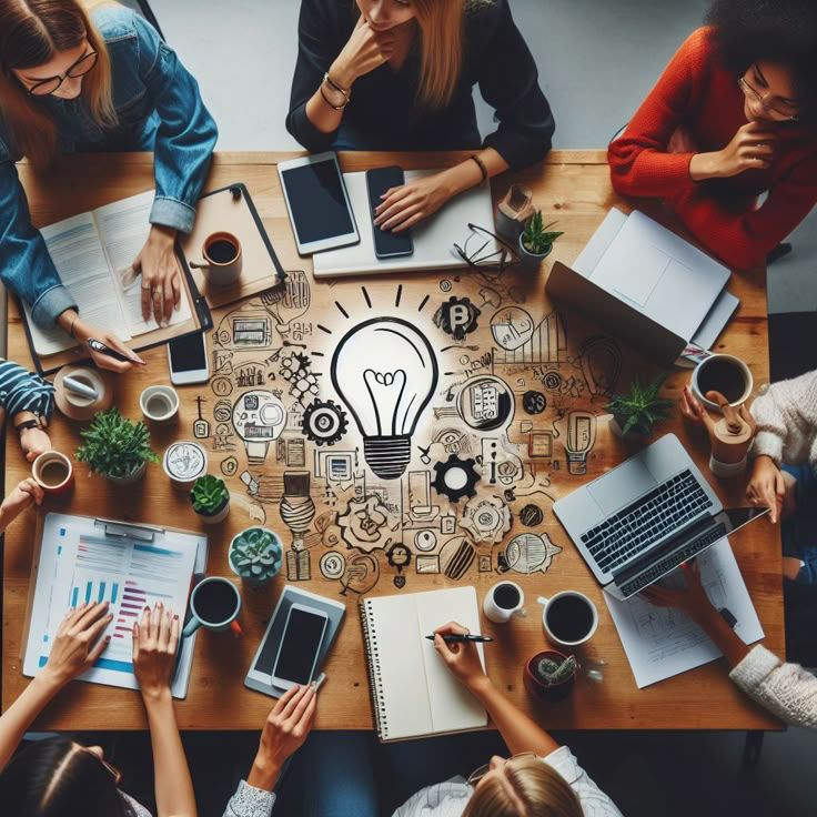 Développeurs collaborant autour d'idées et de projets